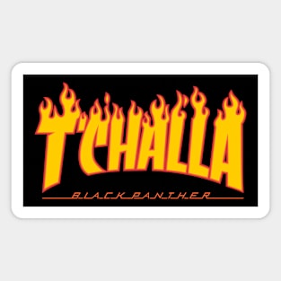 Challa Flame Logo Magnet